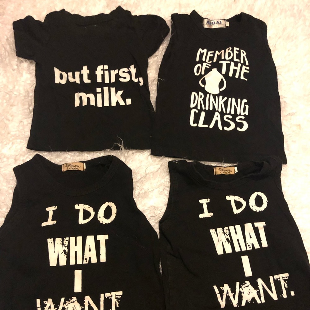 Lot of 4 boy shirts 18 months